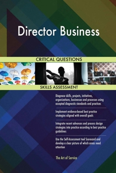 Paperback Director Business Critical Questions Skills Assessment Book
