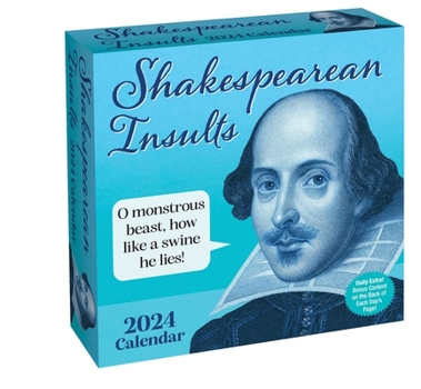 Calendar Shakespearean Insults 2024 Day-To-Day Calendar Book