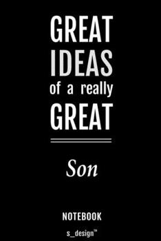 Paperback Notebook for Sons / Son: awesome handy Note Book [120 blank lined ruled pages] Book