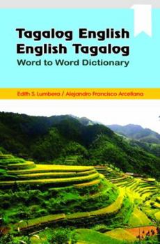 Paperback Tagalog / English - English / Tagalog Word to Word Dictionary Book