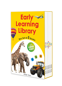 Hardcover Early Learning Library Pack 1: Box Set of 5 Books (Big Board Books Series, Large Font) Book