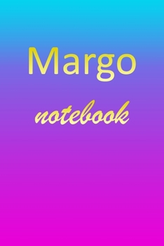 Paperback Margo: Blank Notebook - Wide Ruled Lined Paper Notepad - Writing Pad Practice Journal - Custom Personalized First Name Initia Book