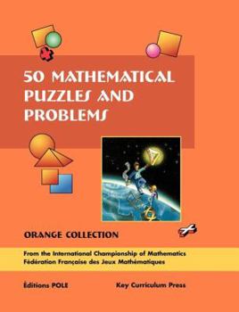 Paperback 50 Mathematical Puzzles and Problems: Orange Collection Book