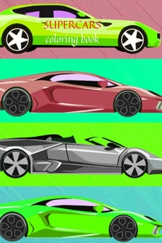 Paperback Supercars coloring book