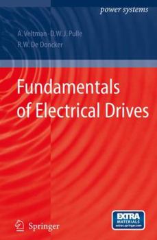 Hardcover Fundamentals of Electrical Drives [With CDROM] Book