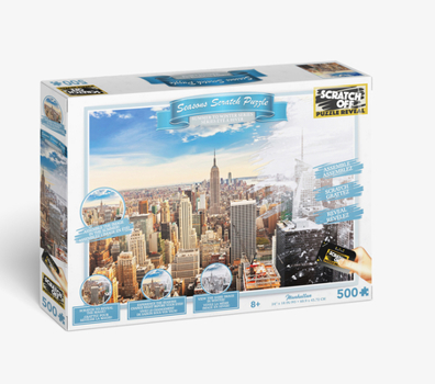 Toy Scratch Off Seasons Puzzle: Manhattan [Multiple Languages] Book