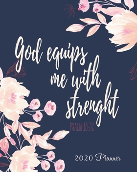 Paperback 2020 Planner God Is Within Her She Will Not Fall Psalm 46: 5: 2020 Weekly And Monthly Planner, January To December Agenda, Organizer, Diary Book