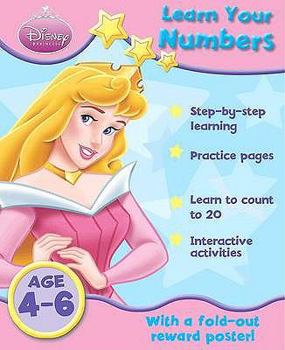 Paperback Disney Home Learning: Princess - Learn Your Numbers Book