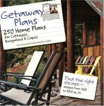 Paperback Getaway Plans: 250 Home Plans for Cottages, Bungalows, and Capes Book