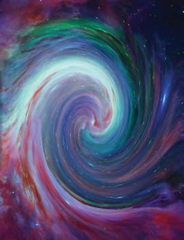 Paperback Outer Space Composition Notebook Spiral Galaxy, Graph Paper: 4x4 Quad Rule Grid Student Exercise Book for Math & Science Book