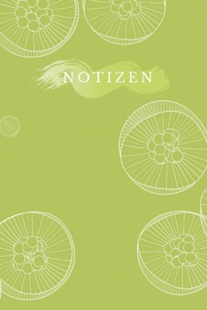 Notizen: Blanko Gr�n Limette Design Heft f�r Notizen Lettering Handschrift Kreatives Geschenk f�r Kinder und Erwachsene Frauen M�nner Freundinnen und Kollegen