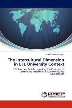 Paperback The Intercultural Dimension in EFL University Context Book