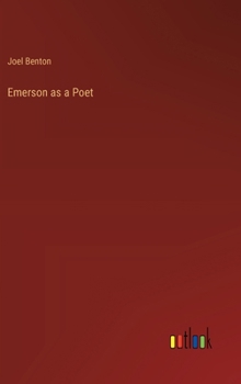 Hardcover Emerson as a Poet Book