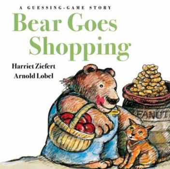 Hardcover Bear Goes Shopping: A Guessing Game Story Book