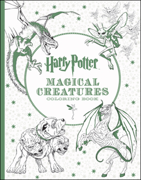 Paperback Harry Potter Magical Creatures Coloring Book