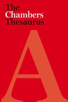 Hardcover The Chambers Thesaurus Book