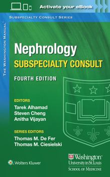 Paperback Washington Manual Nephrology Subspecialty Consult Book