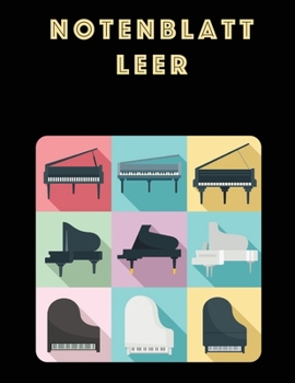 Notenblatt Leer: Musiker Komposition Buch Instrumentenmanuskript Mitarbeiterzeitung Standard 13 Daube Groß Notizbuch / Tagebuch Geschenk Für Anfänger ... Startseite, Matte Fertig. (German Edition)