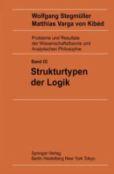 Hardcover Strukturtypen der Logik [German] Book