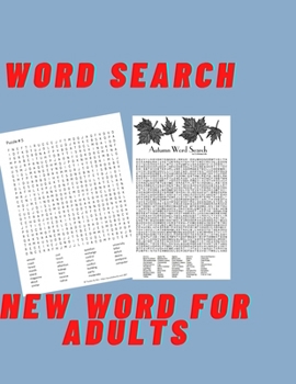 word search new words for adults: word search for the discovery of new words:300 puzzles for adults