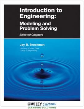 Mass Market Paperback Introduction to Engineering: Modeling and Problem Solving Book