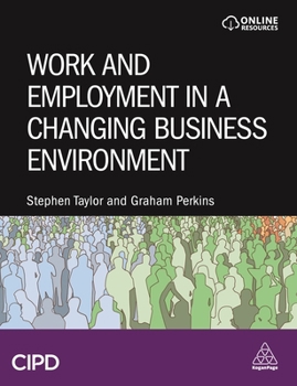Paperback Work and Employment in a Changing Business Environment Book