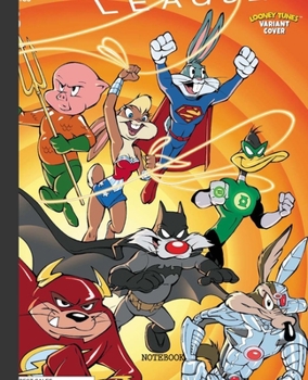 Notebook: Looney Tunes Cartoon Soft Glossy Cover Graph Paper Pages Book 7.5 x 9.25 Inches 110 Pages