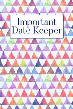 Important Date Keeper: Purple Triangles