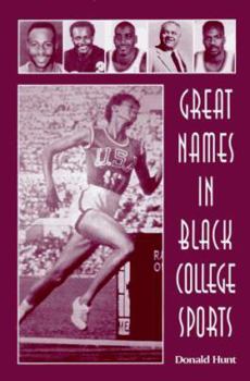 Hardcover Great Names in Black College Sports Book