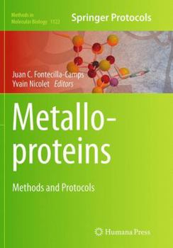 Paperback Metalloproteins: Methods and Protocols Book