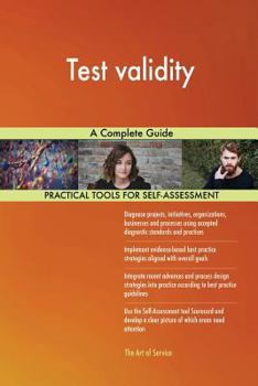 Paperback Test validity A Complete Guide Book