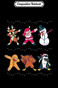 Composition Notebook: Dabbing Santa Squad Funny Christmas Dab Santa Elves Xmas  Journal/Notebook Blank Lined Ruled 6x9 100 Pages