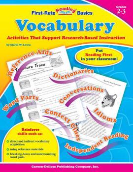 Paperback Vocabulary, Grades 2 - 3 (First-Rate Reading Basics) Book