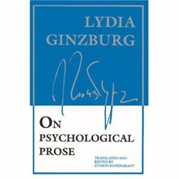 Paperback On Psychological Prose Book