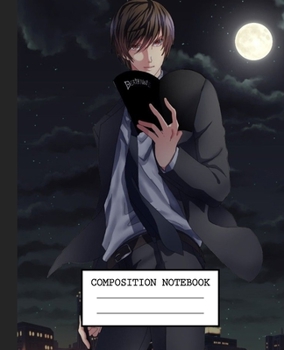Notebook: Anime Death Note Soft Glossy Cover Graph Paper Pages Book 7.5 x 9.25 Inches 110 Pages
