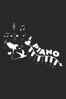 Piano : 6x9 Piano - Grid - Squared Paper - Notebook - Notes