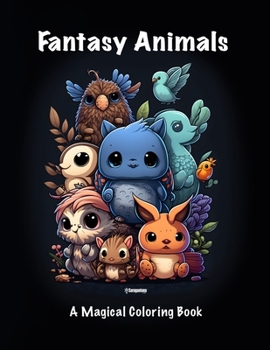 Paperback Fantasy Animals: A Magical Coloring Book