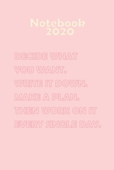 Lined Notebook: 2020 Daily Planner - To Do List, Appointment Notebook, Financial Planner