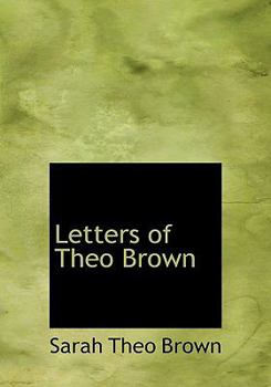 Hardcover Letters of Theo Brown Book