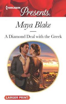 Mass Market Paperback A Diamond Deal with the Greek [Large Print] Book