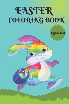 Paperback Easter Coloring Book: Awesome Easter Coloring Book for Kids Ages 4-8 Book