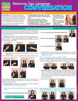 Cards American Sign Language Conversation Book