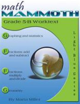 Paperback Math Mammoth Grade 5-B Worktext Book