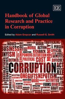 Hardcover Handbook of Global Research and Practice in Corruption Book