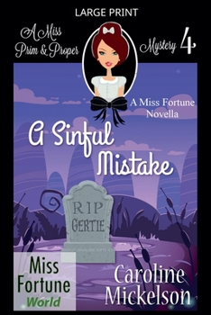 Paperback A Sinful Mistake [Large Print] Book