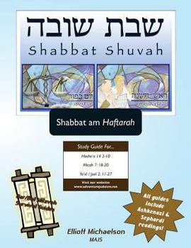 Paperback Bar/Bat Mitzvah Survival Guides: Shabbat Shuvah (Shabbat am Haftarah) Book