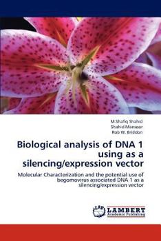 Paperback Biological analysis of DNA 1 using as a silencing/expression vector Book