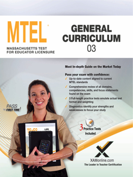 Paperback 2017 MTEL General Curriculum (03) Book