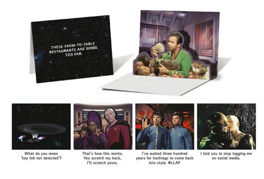 Cards Star Trek Pop-Up Notecards: 10 Notecards and Envelopes Book