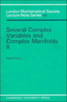 Paperback Several Complex Variables and Complex Manifolds II Book